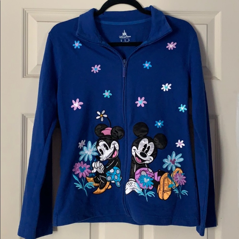 Vintage Blue Disney sweater Zip-up
